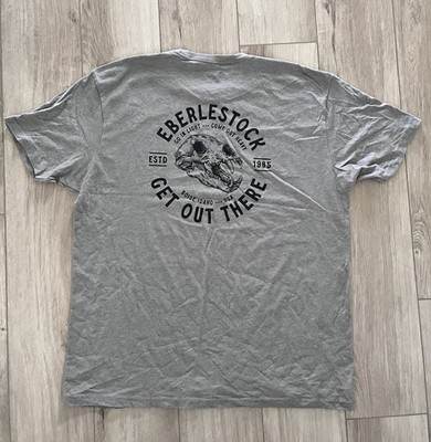 Eberlestock Logo Bear Skull Hunting Tee Shirt Mens 2XL Boise Idaho