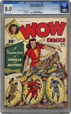 Wow Comics #24 CGC 8.0 Davis Crippen "D" Copy 1944 0745233012