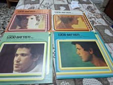 Lotto 4 Vinile LP, Album Lucio Battisti Volume 1 2 3 4 Perfetti Disco Musica