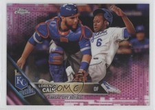 2016 Topps Chrome Pink Refractor Lorenzo Cain #2 6k2