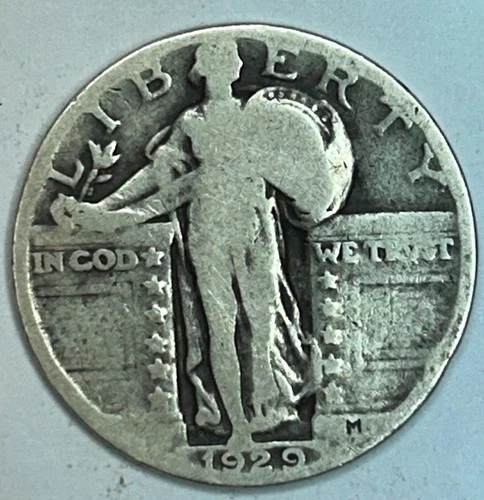 1929 LIBERTY STANDING QUARTER