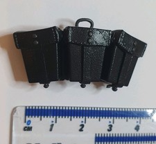 Action Man Vintage German Stormtrooper Ammo Pouch Original Black Miniatures 