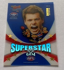 2010 Select Champions Superstar GEM Shaun Higgins Acetate Card- Western Bulldogs