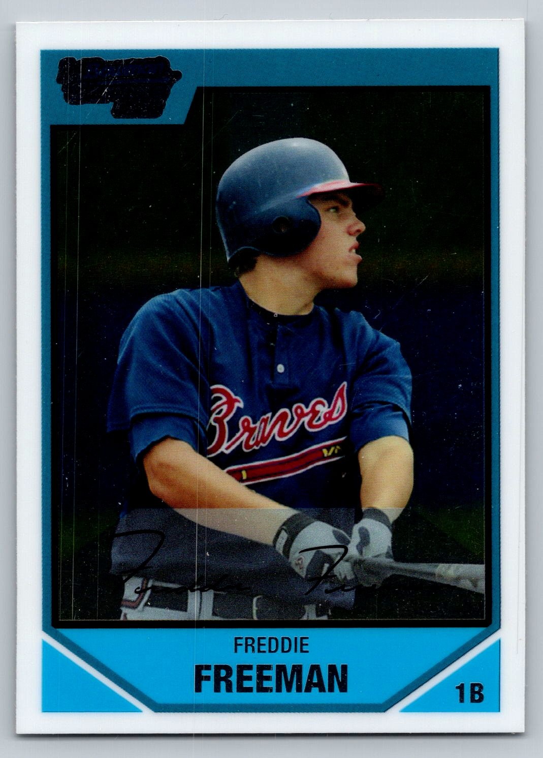 2007 Bowman Draft Picks & Prospects #BDPP12 Freddie Freeman Chrome Prospects