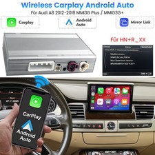 Wireless CarPlay Android Auto Interface Modul Für Audi A8 2012-2018 MMI3G HN+R_