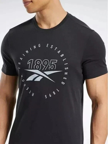 Camiseta REEBOK FU3134 Serie Gráfica Camiseta Speedwick Camisa Calce Ajustado Talla L - Imagen 2 de 6