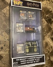 Funko Bitty Pop Harry Potter Starter Set 6pc Ron Hermione Garrick Hogsworth Expr