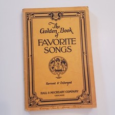VTG The Golden Book Of Favorite Songs Hall McCreary Co Revised Enlarged Songbook