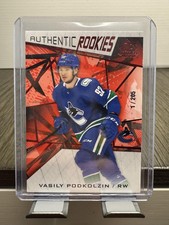 2021-22 SP Game Used #130 Vasily Podkolzin Red Fragment #/205