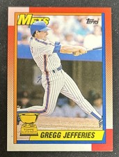 1990 Topps Gregg Jefferies Baseball All-Star Rookie Card RC #457 Mets 2B-3B O/C. rookie card picture