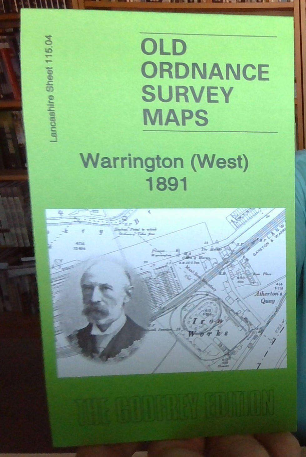 MAP OF Warrington (West) 1891 Lancashire Sheet 115.04 NEW 9781787212756