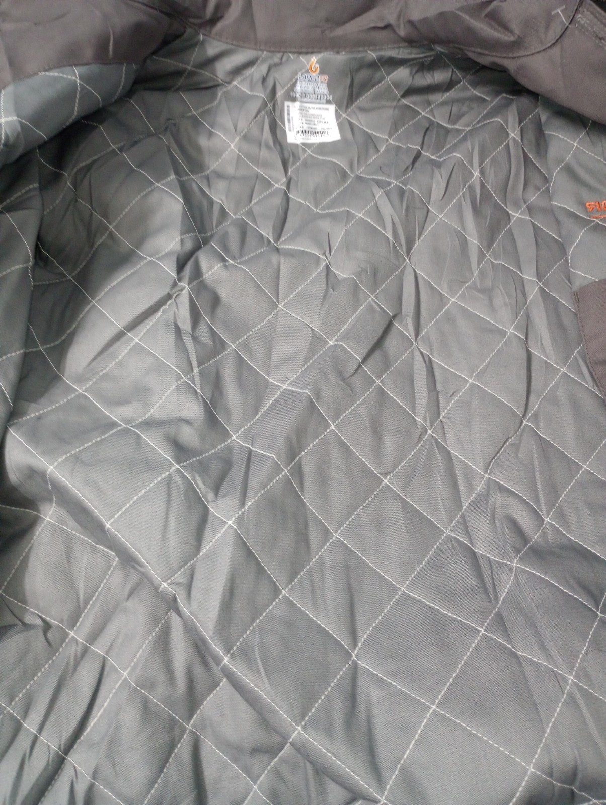 Lapco FR Flame-Resistant Work Jacket Gray 2XL-REG… - image 16