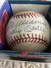 ￼Ted Williams, Mickey Mantle Signed This Baseball
