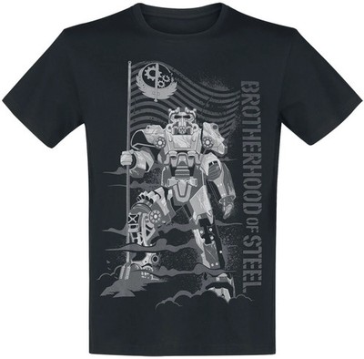 Fallout T-Shirt Herren Vault 33 - Steel schwarz Fan-Merch, Gaming