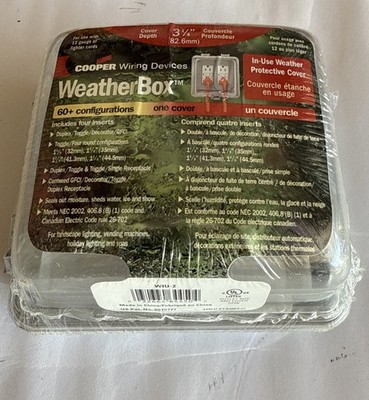 NEW Cooper WIU-2 Weather Box In-Use Weather Protective Cover **SALE ...