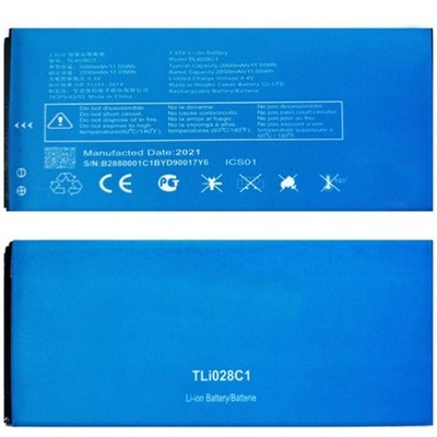 BATTERY TLi028C1 / TLi028C7 COMPATIBLE FOR ALCATEL 1B 2020 3000mAH INTERNAL