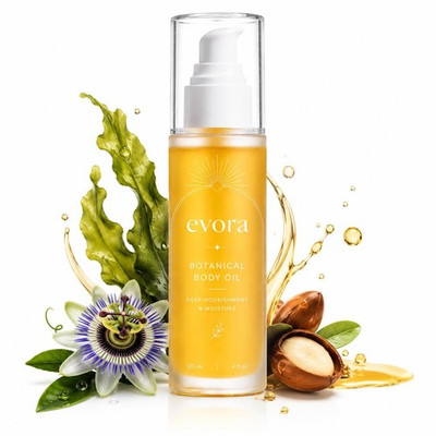 #ad Evora Botanical Body Oil 120ml Lightweight Moisturizing Oil for Dry Skin $19.99