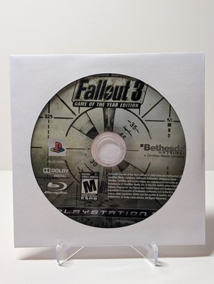 Fallout 3: GOTY Edition (Sony Playstation 3/PS3, 2008) - Disc Only - Tested!