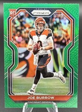2020 Panini Prizm Rookie Joe Burrow #307 Green Prizm SP