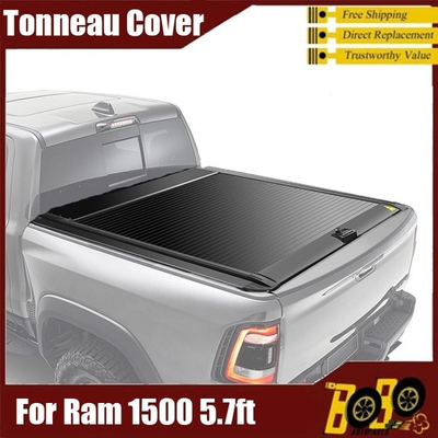 #ad #ad 5.7Ft Tonneau Cover Truck Bed Cover Retractable For Dodge Ram 1500 2009 2025 $530.00