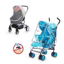 Clear Stroller Rain Cover Universal Travel Weather Shield Breathable Baby Strol