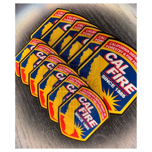 X12 Pack 3” & 2” CAL FIRE Aufkleber Decals California Angeles Sticker LA CA LAFD - Bild 2 von 3