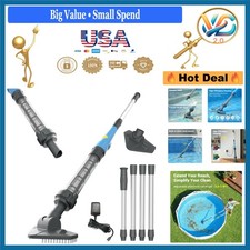 Cordless Pool Vacuum Handheld Pool Cleaner fo...