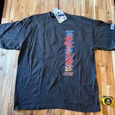 Vintage 1996 NASCAR Logo Athletic Brickyard 400 Short Sleeve XL T-Shirt Black