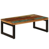 Vidaxl Couchtisch 100X50X35 Cm Altholz Und Stahl Neu