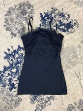 Vanity Fair Black Lace Cami