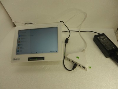 Clover Mini Wi-Fi C305 Point of Sale System w/ Hub + POWER CABLE