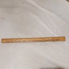 12" Wooden Ruler Vintage Compliments The Coca Cola Bottling Company