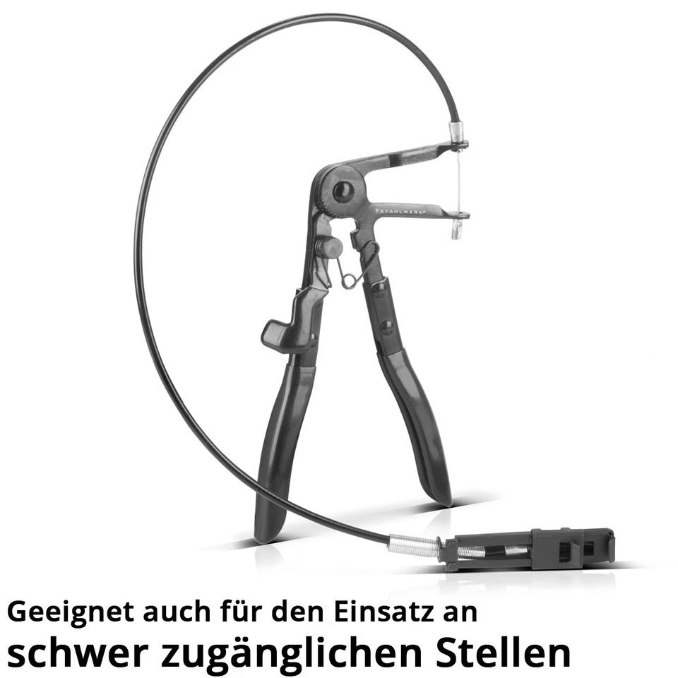 STAHLWERK Schlauchschellen-Zangen 9 tlg Set Schlauchklemmen-Zange Schellen-Zange - Bild 3 von 4