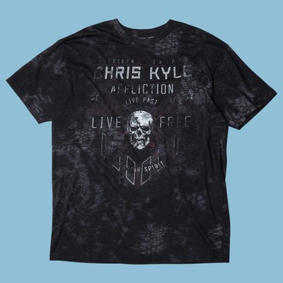 Vintage Affliction Chris Kyle American Sniper T-Shirt - XL