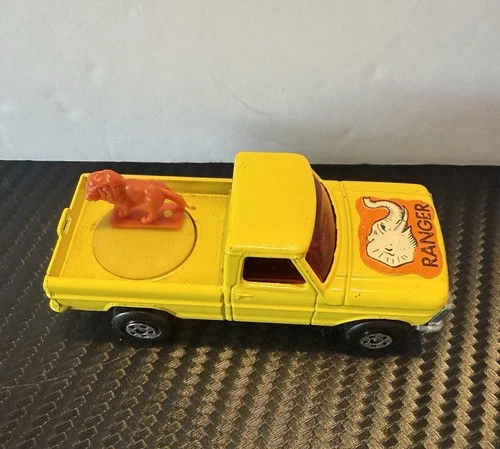 Vtg Lesney Matchbox No 57 Ford Rolamatics Wild Life Truck W/lion