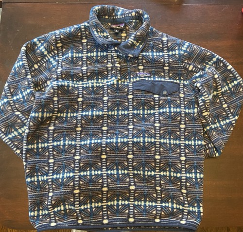 Patagonia Synchilla Snap T-Fleece Men's Pullover MEDIUM.