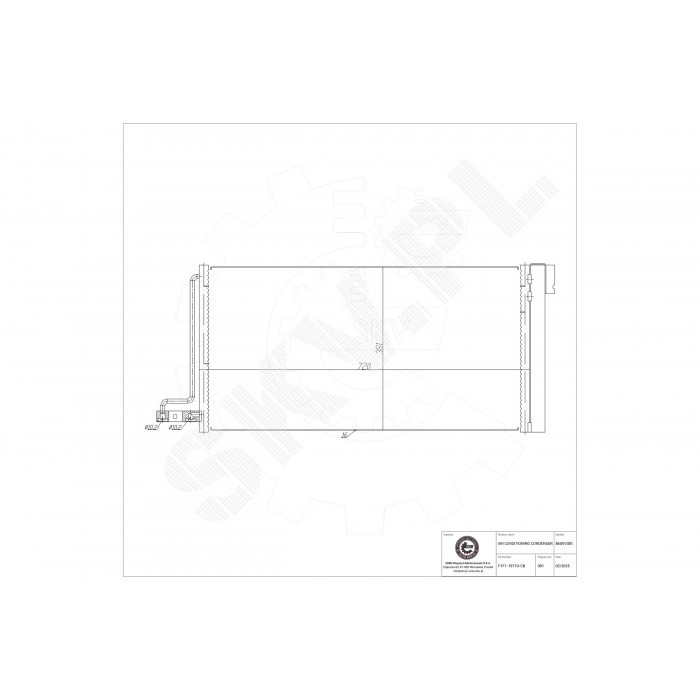 Condenseur de clim Ford C-Max II pour restaurer le confort des trajets en famille