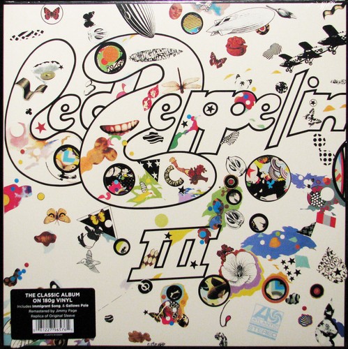 Led Zeppelin 'III' 180g Gatefold Sleeve LP Vinyl (Remastered) -  Nouveau - Photo 1/2