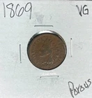 1869 INDIAN HEAD CENT ~ VERY GOOD / POROUS  ~ NICE COIN ~