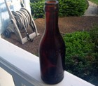 Very RARE Early 1900's Amber Pepsi-Cola Bottle with Slug Plate, Memphis, Tenn. — photo 1