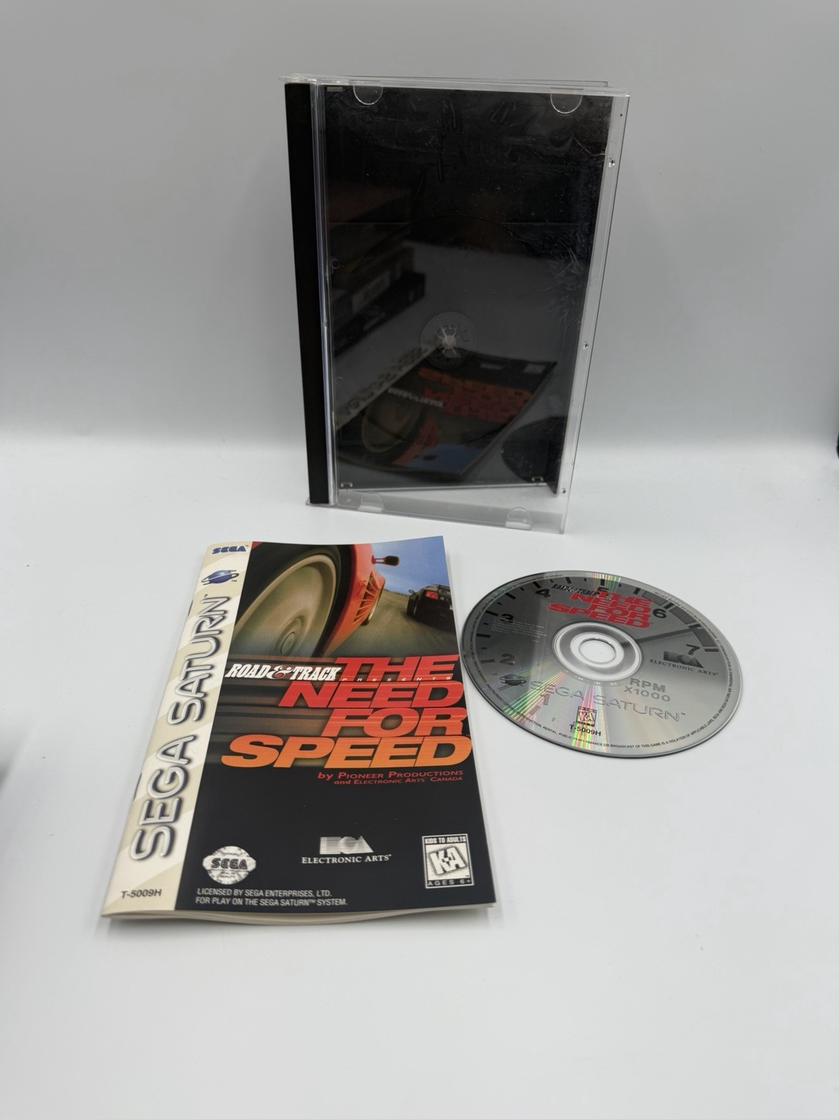 Road & Track Presents: The Need for Speed (Sega Saturn, 1996) CIB Complete