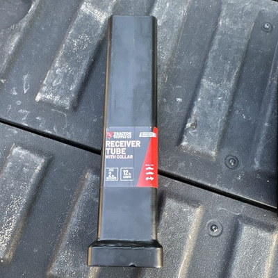 #ad Tractor Supply 2 in. Receiver Tube with Collar 12 in. L Matte Black $25.00