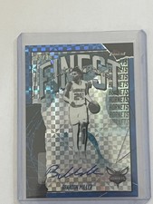 2025-26 Topps Finest Brandon Miller rifrattore automatico blu X-Fractor #/99 Hornets