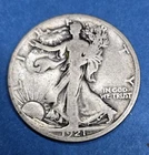 1921-S 50C Walking Liberty Half Dollar.. Better Date And Mint