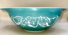 1960 Pyrex Promotional BABY FETUS Cinderella Green Fruit 4 QT Salad Bowl #444