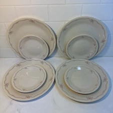 8 Pc Corelle ENGLISH BREAKFAST Dinner Plates and Bread/Dessert Plates