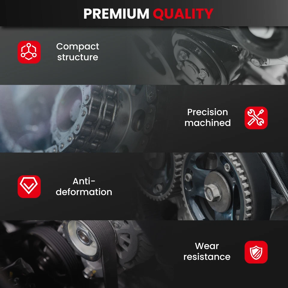 Engine Harmonic Balancer Fit Chrysler Town & Country Dodge Caravan Plymouth Foto 4 de 4