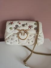 Pinko Love Puff Studded Bag Bejeweled