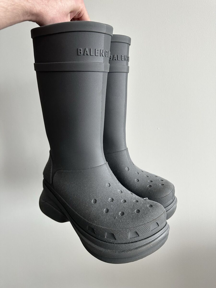 Balenciaga x Crocs Rain Boots Rubber | eBay Balenciaga x Crocs Rain Boots Rubber | eBay