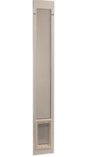 Ideal Pet Products White Aluminum Pet Patio Door Adjustable Height - Up To 35lbs